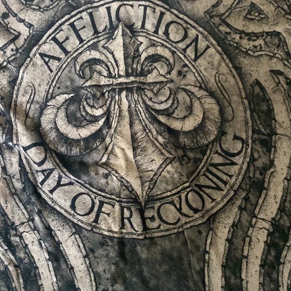 NWT Affliction Day of Reckoning T-shirt - Picture 2 of 4